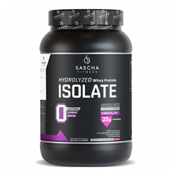 SASCHA FITNESS Hydrolyzed Whey Protein Isolate,100% Grass-Fed (2 Pound)