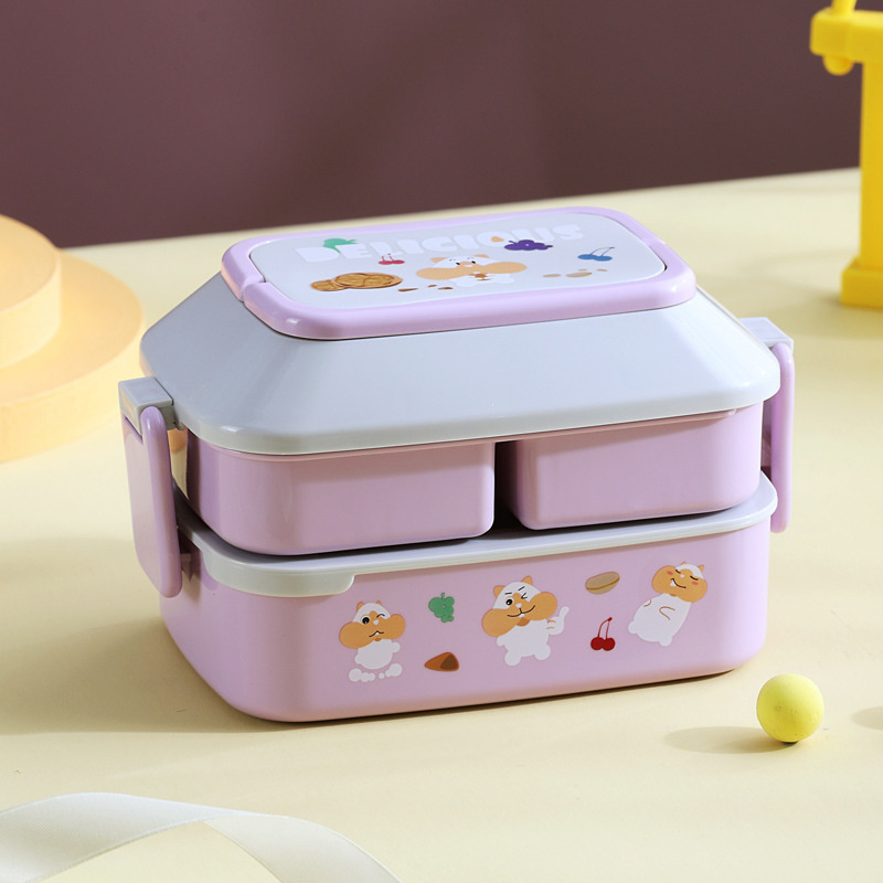 Lunch Box Bento Box For School Kids Worker Microwave Dinnerware Food Storage Container Portable Tabl