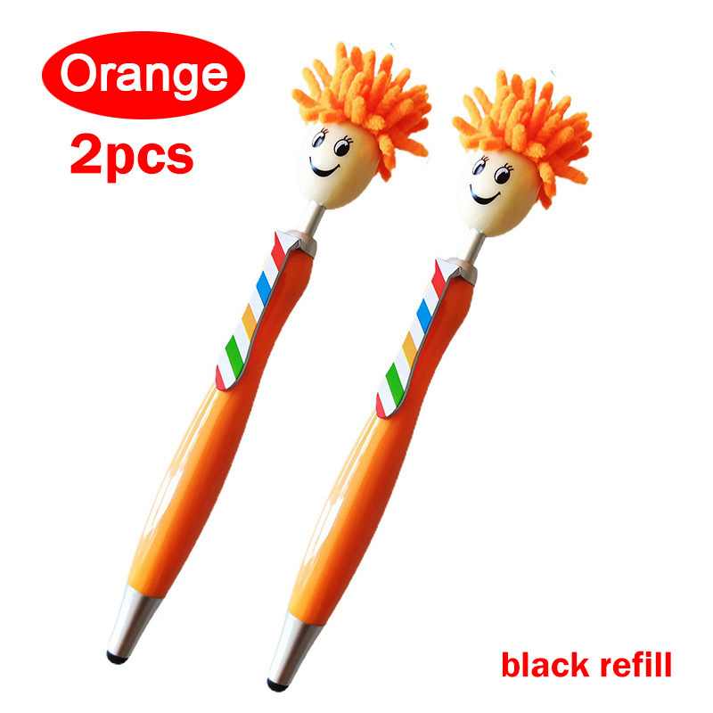 2PCS/5PCS Mop Pen Screen Cleaning Pen With Motivational Quotes 3 In 1 Stylus Dusting Pen For Kids An