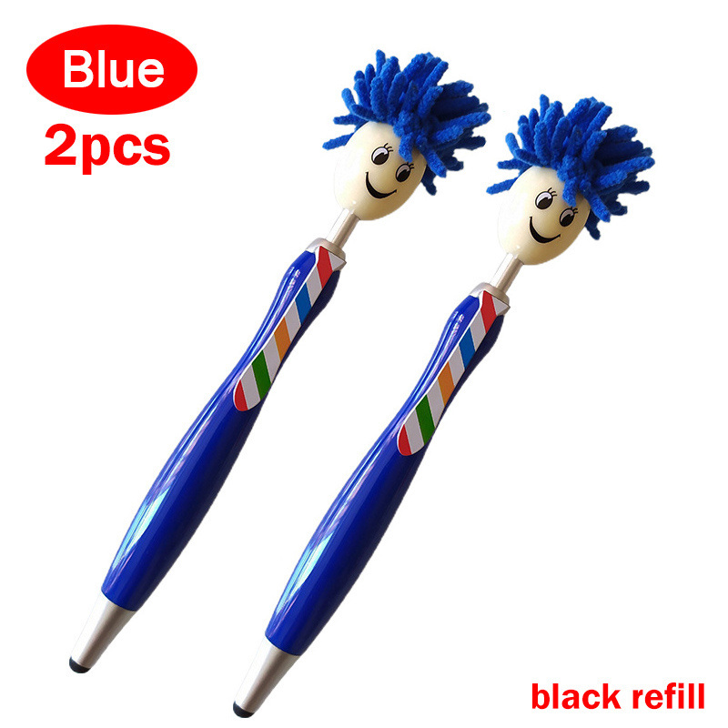 2PCS/5PCS Mop Pen Screen Cleaning Pen With Motivational Quotes 3 In 1 Stylus Dusting Pen For Kids An