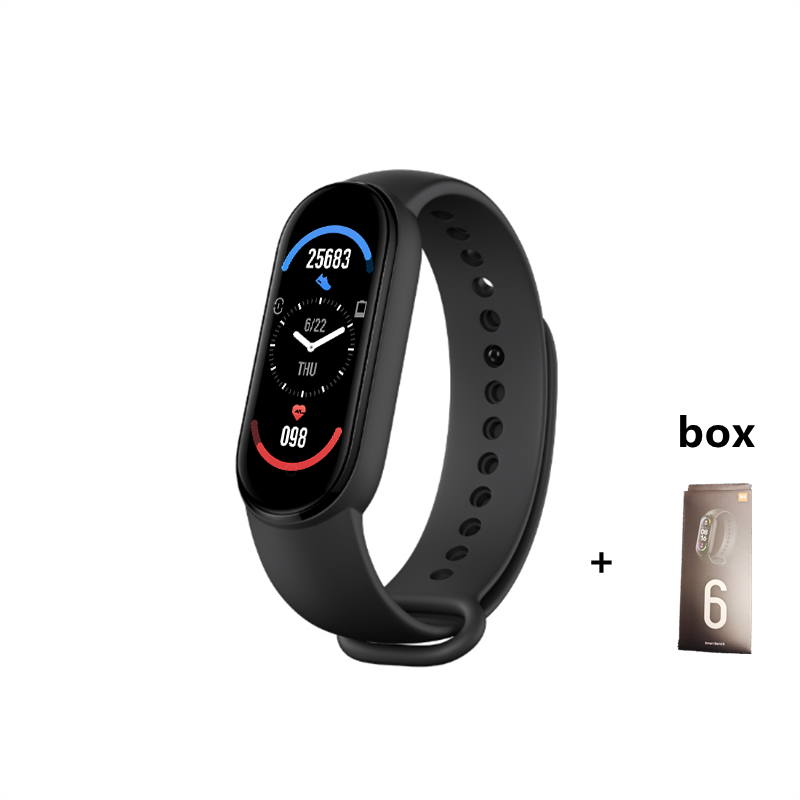 M6 Smart Bracelet Men Fitness Smart Wristband Women Sports Tracker Smart Watch Play Music Bracelet M