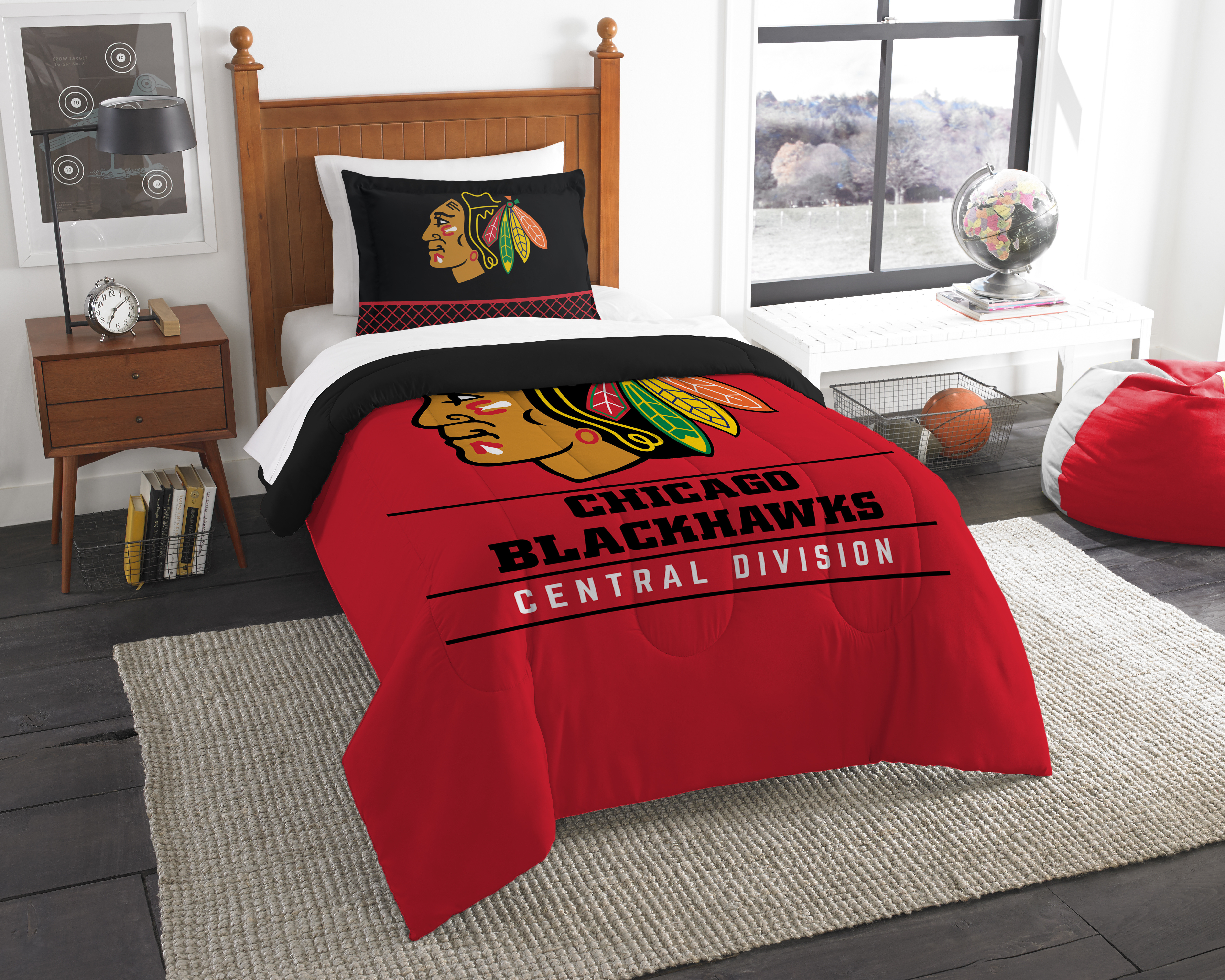 Blackhawks OFFICIAL National Hockey League; Bedding; 