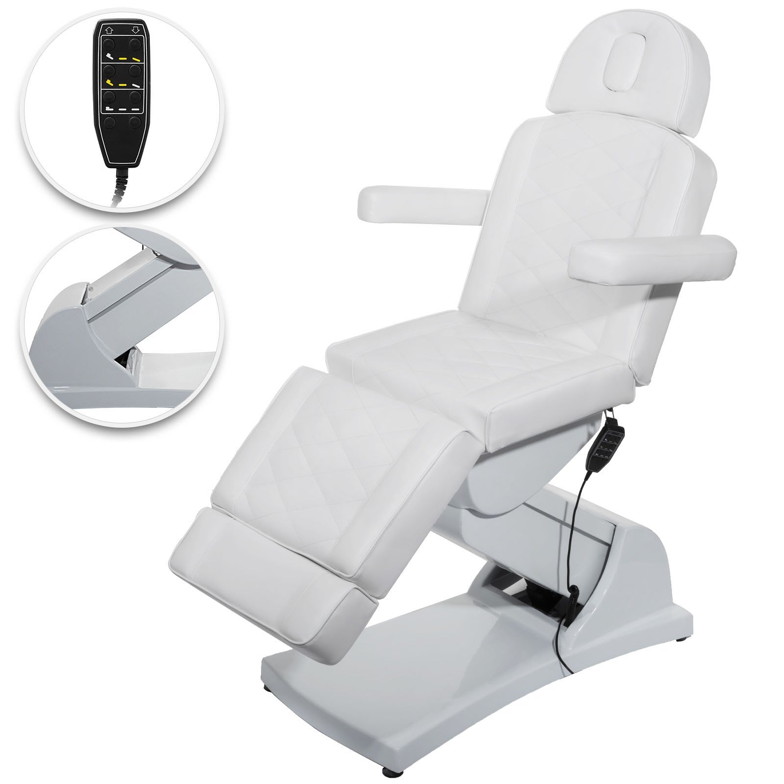 VEVOR 4 Motors Electric Facial Chair Full Electrical Massage Table Dental Bed Aesthetic Adjustable R