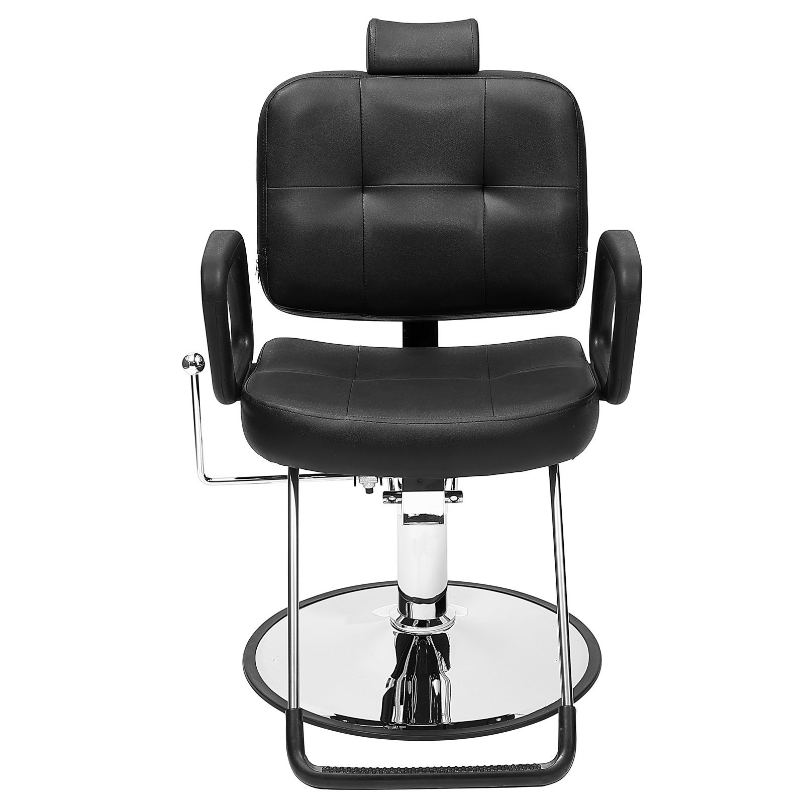 VEVOR Salon Chair, Hydraulic Recliner Barber Chair for Hair Stylist, 360 Degrees Swivel 90Â°-125Â° R