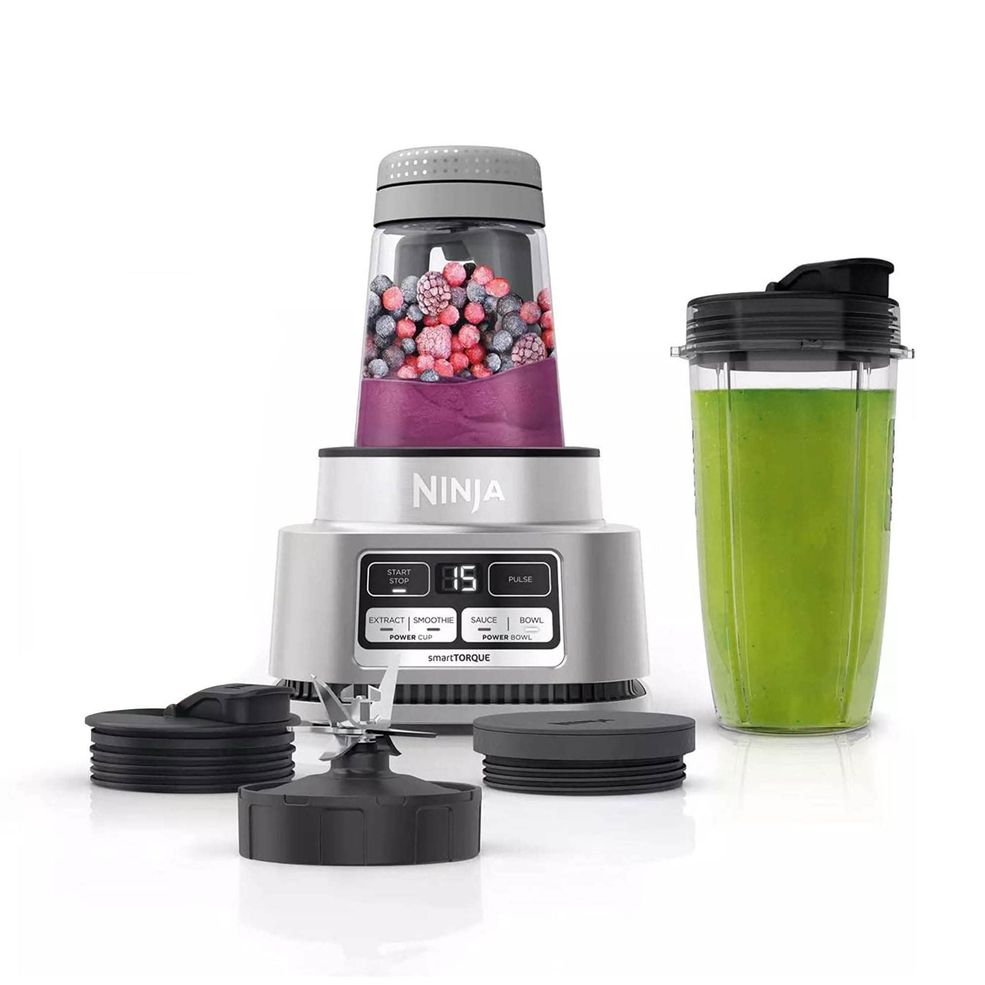 Ninja Foodi Smoothie Bowl Maker and Nutrient Extractor Blender 1100W Auto-iQ with 24-oz. Nutrient Ex