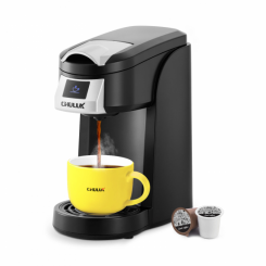 Single Serve Coffee Maker KCUP Pod Coffee Brewer, CHULUX Upgrade Single Cup Coffee Machine Fast Brew