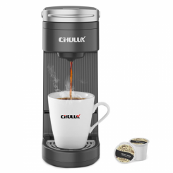 CHULUX Single Serve Coffee Maker KCUP Pod Coffee Brewer, Single Cup Coffee Machine Mini 3 in 1 for K