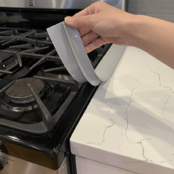 1pc Silicone Stove Gap Cover; Kitchen Counter Gap Filler; Heat Resistant Oven Gap Filler; Between Ki