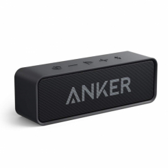 Upgraded, Anker Soundcore Bluetooth Speaker with IPX5 Waterproof, Stereo Sound, 24H Playtime, Portab