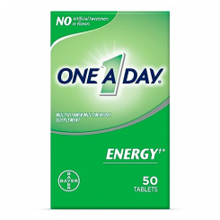 One A Day Energy Multivitamin with Vitamin A, C, D, E, Zinc for Immune Health*, Caffeine, Biotin, B6