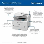 Brother - Workhorse MFC-L8395CDW Digital Color All-in-One Printer - Image 4