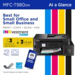 Brother INKvestment Tank 980 Wireless and Ethernet Color Inkjet All-in-One Printer - Image 2