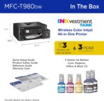 Brother INKvestment Tank 980 Wireless and Ethernet Color Inkjet All-in-One Printer - Image 8