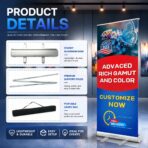 Custom Retractable Banner with Aluminum Stand, Personalized Pop up Banners - Image 3