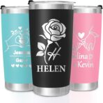 Personalized Tumbler Custom Laser Engrave with 20 Oz Stainless Steel