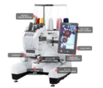 Brother Entrepreneur W PR680WBNDL 6-Needle Embroidery Machine with Stand, Universal Cap Frame Set and PE-Design 11 Software - Image 2