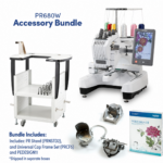 Brother Entrepreneur W PR680WBNDL 6-Needle Embroidery Machine with Stand, Universal Cap Frame Set and PE-Design 11 Software