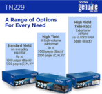 Brother TN229 Black Standard Yield Toner Cartridge (TN229B) - Image 3