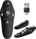 Presentation Remote Clicker, USB A & USB C Wireless Presenter for PowerPoint Presentation