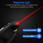 Presentation Remote Clicker, USB A & USB C Wireless Presenter for PowerPoint Presentation - Image 4
