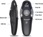Presentation Remote Clicker, USB A & USB C Wireless Presenter for PowerPoint Presentation - Image 2