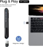 Wireless Presenter, Hyperlink Volume Control Presentation Clicker RF 2.4GHz - Image 7