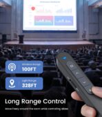 Wireless Presenter, Hyperlink Volume Control Presentation Clicker RF 2.4GHz - Image 5