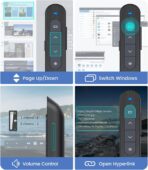 Wireless Presenter, Hyperlink Volume Control Presentation Clicker RF 2.4GHz - Image 4