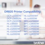 Brother DR820 Drum Unit - Image 4